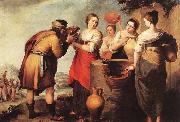 MURILLO, Bartolome Esteban Rebecca and Eliezer china oil painting reproduction